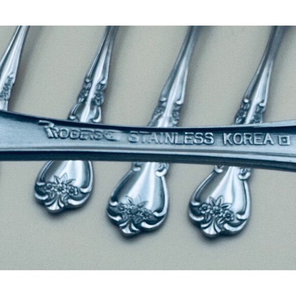 8 - Stanley Roberts Rogers DELIGHT Soup Spoons Stainless Korea - Picture 3 of 6